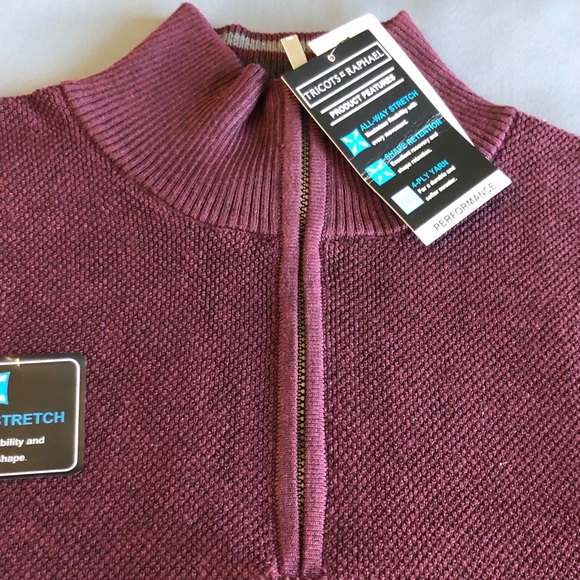 Tricots ST Raphael Men's Sweater Sleeveless L New - Picture 6 of 16